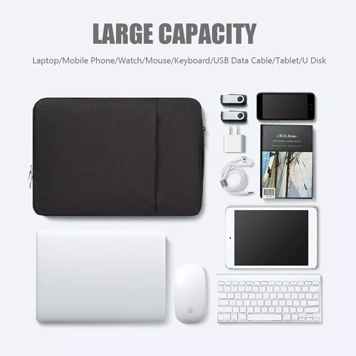 Laptop Sleeve Case Bag for MacBook Air/Pro HP Dell Lenovo 11.6/13.3/15.4 Inch - Picture 6 of 29