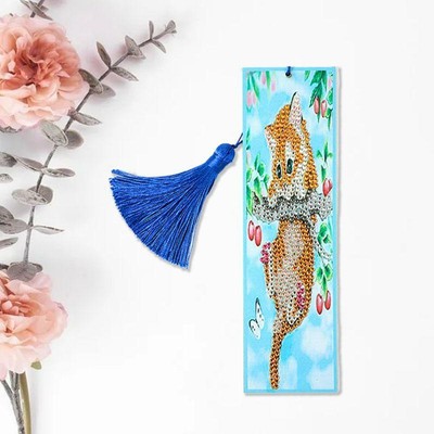 Beaded Bookmarks with 5D Diamond Painting Gifts Special Shaped Diamond