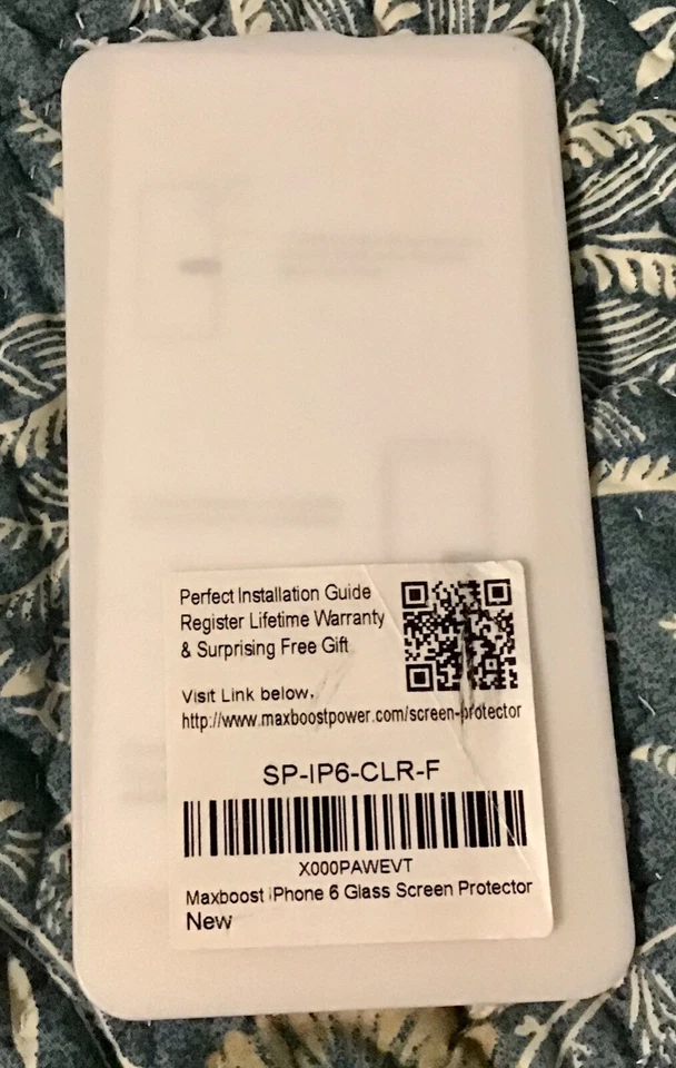 MAXBOOST iPhone 6 钢化玻璃超薄屏幕保护膜防指纹 — 第 2/2 张图片