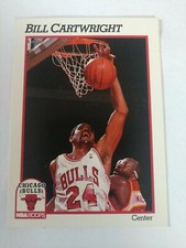 FREE SHIPPING-1991-92 NBA Hoops Bill Cartwright #27 BULLS
