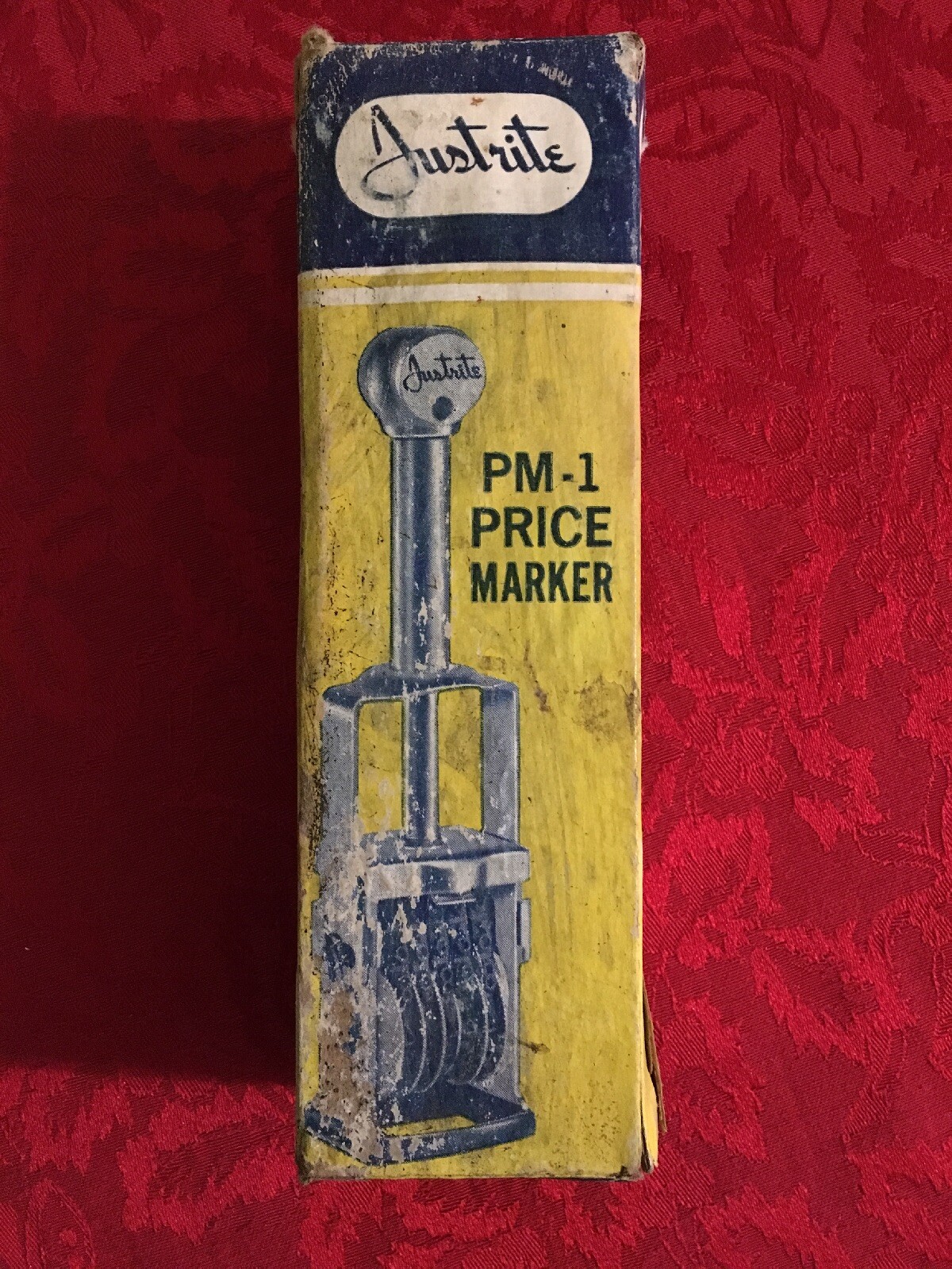 Vintage A&P Justrite PM1 Price Marker used stamper machine retail