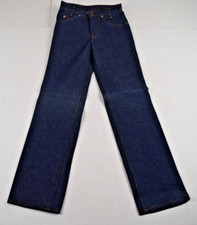 Vintage Levis Strait Leg Jeans 24 x 27 80s Kids Orange Tab 418-2017 NWT 1983 USA