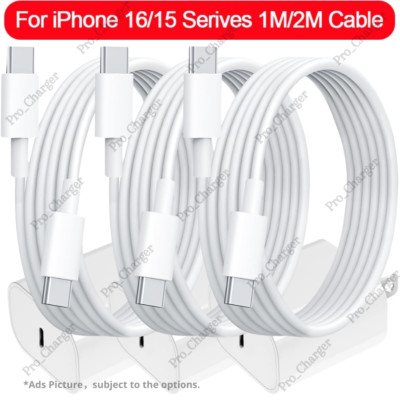 New 20W Fast Charger USB C Type C Cable For iPhone 15 16 Pro Plus iPad Android