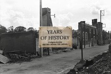 Foto kein Zeitgen&ouml;ssisches Original Zerst&ouml;rte Geb&auml;ude Stra&szlig;enansicht Frankreich