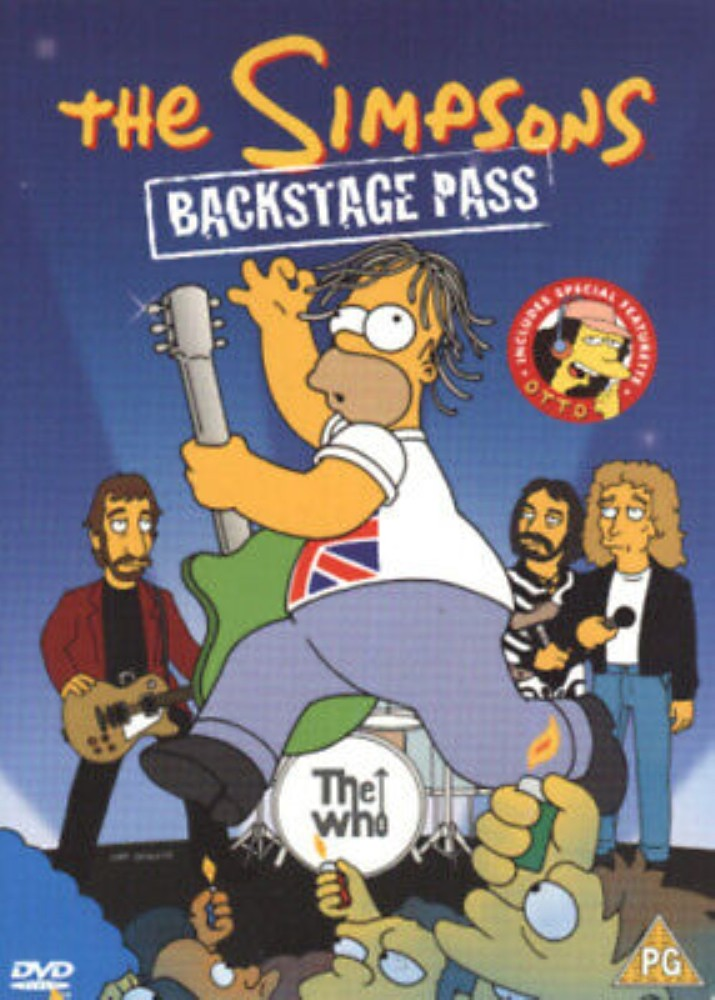 The Simpsons - Backstage Pass DVD (2002) FREE SHIPPING