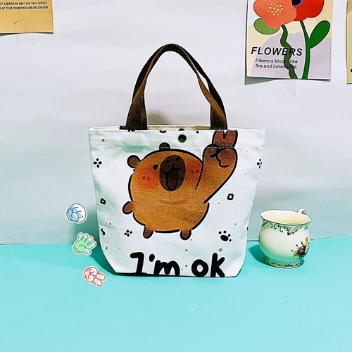 Capybara Handbag Large Capacity Bucket Bag High-quality Tote Bag - Picture 4 of 22
