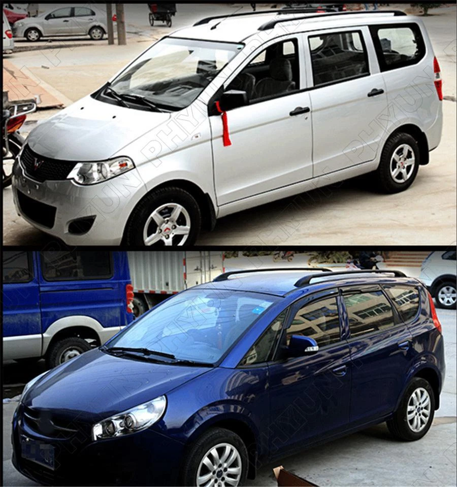 2PC 1.2M Refit Special Luggage Rack Aluminum Alloy Side Bars Rails Car Top Frame - Image 4 of 4