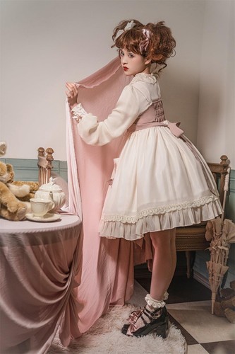 Vestido colgante Goodnight Bear diseño original para mujer Lolita JSK lindo niña - Imagen 10 de 10
