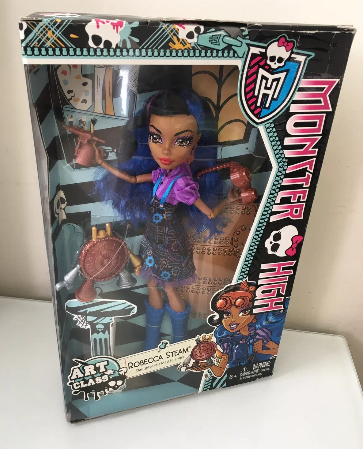 Mattel Monster High, Art Class, Robecca Steam Doll New HTF Toy eBay