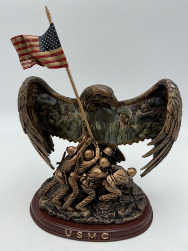 Bradford Exchange USMC 'Legacy of Valor' Figurine by Jim Griffin #A1997 + COA - Picture 2 of 15