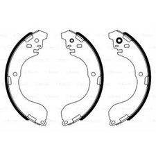 BOSCH Bremsbackensatz Bremsbacken hinten für Nissan Juke F15