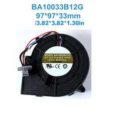 12V 4.5A 97*97*33mm AVC BA10033B12G Blower Air Fan #F4