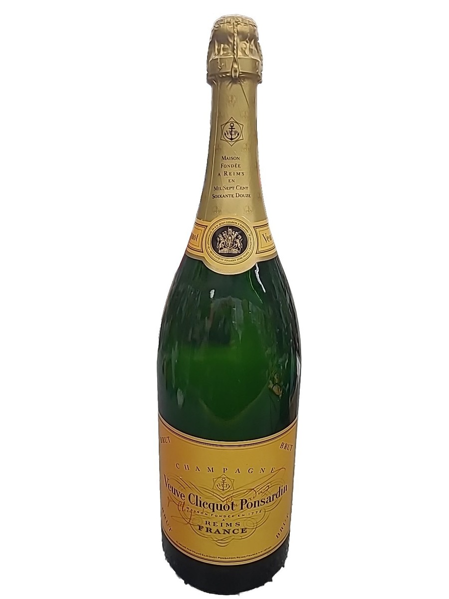 RARE Veuve Clicquot seau à champagne plastique transparent