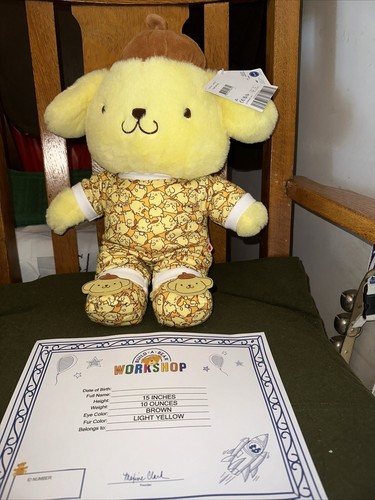 Build a Bear Pompompurin with Sleeper PJ’s and Slippers - Picture 2 of 6