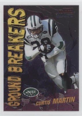2000 Bowman Chrome Ground Breakers Curtis Martin #GB5 HOF