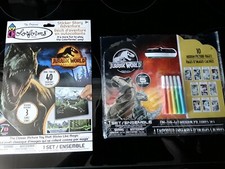 Jurassic World Colorforms Magic Reuseable Stickers Coloring Picture Set