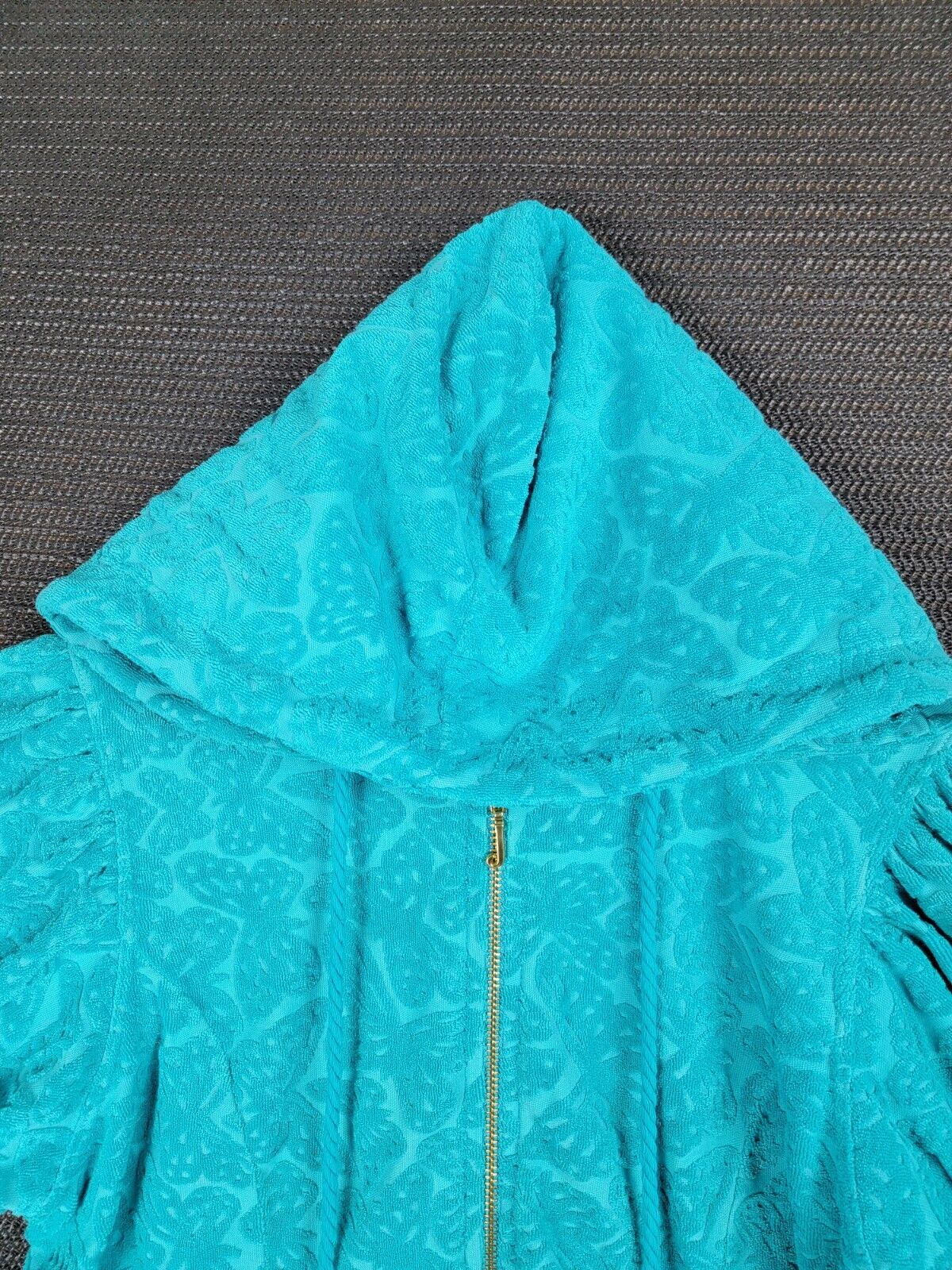Juicy Couture zip up hoodie sweatshirt size XL Butterfly womens short-sleeve