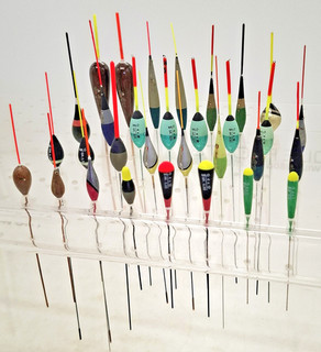 Milo Pole Fishing Floats Coarse Carp Match Glass Carbon Wire Vintage Lot