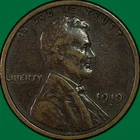 1919-D Lincoln Wheat Cent Extremely Fine XF Coin, Dark #33674