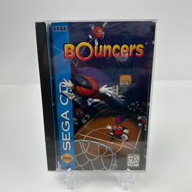 New Factory Sealed Bouncers Game for Sega CD System Basketball 1 or 2 Player