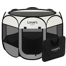 Love's cabin Pet Puppy Dog Playpen, Medium Dog Tent Crates Cage Indoor/Outdoor,