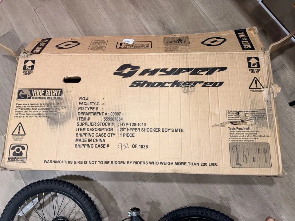 20" Boys Hyper Shocker Mountain Bike 7-Speed Full On-Off Road Fun RIde Ages 8–13 - Image 3 of 4