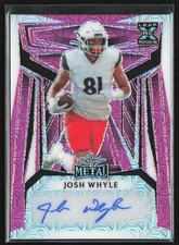 Josh Whyle 2023 Leaf Metal Mojo Pink RC Auto /4 #BA-JW1