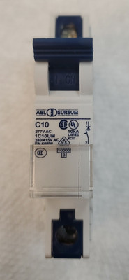 ALTECH/1C10UM/ CIRCUIT BREAKER/ 1POLE/ 277VAC/ ABL SURSUM/C10/ 240/415V