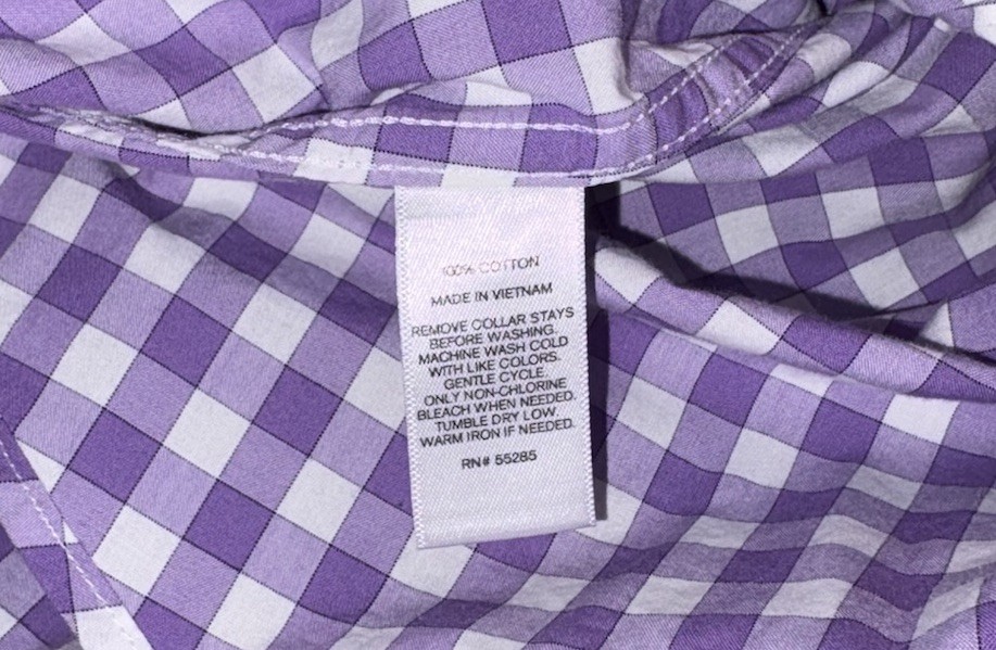 Express Men's Fitted Gingham Button-Down Shirt - … - image 7