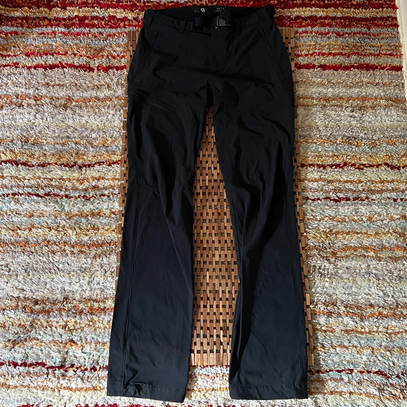 Mountain Hardwear Belted Hiking Trekking Cargo Pants Black Men's Size 30x34
Opens in a new window or