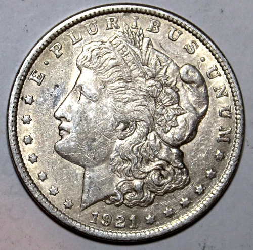 1921-P Morgan Silver Dollar - AU - #0239D