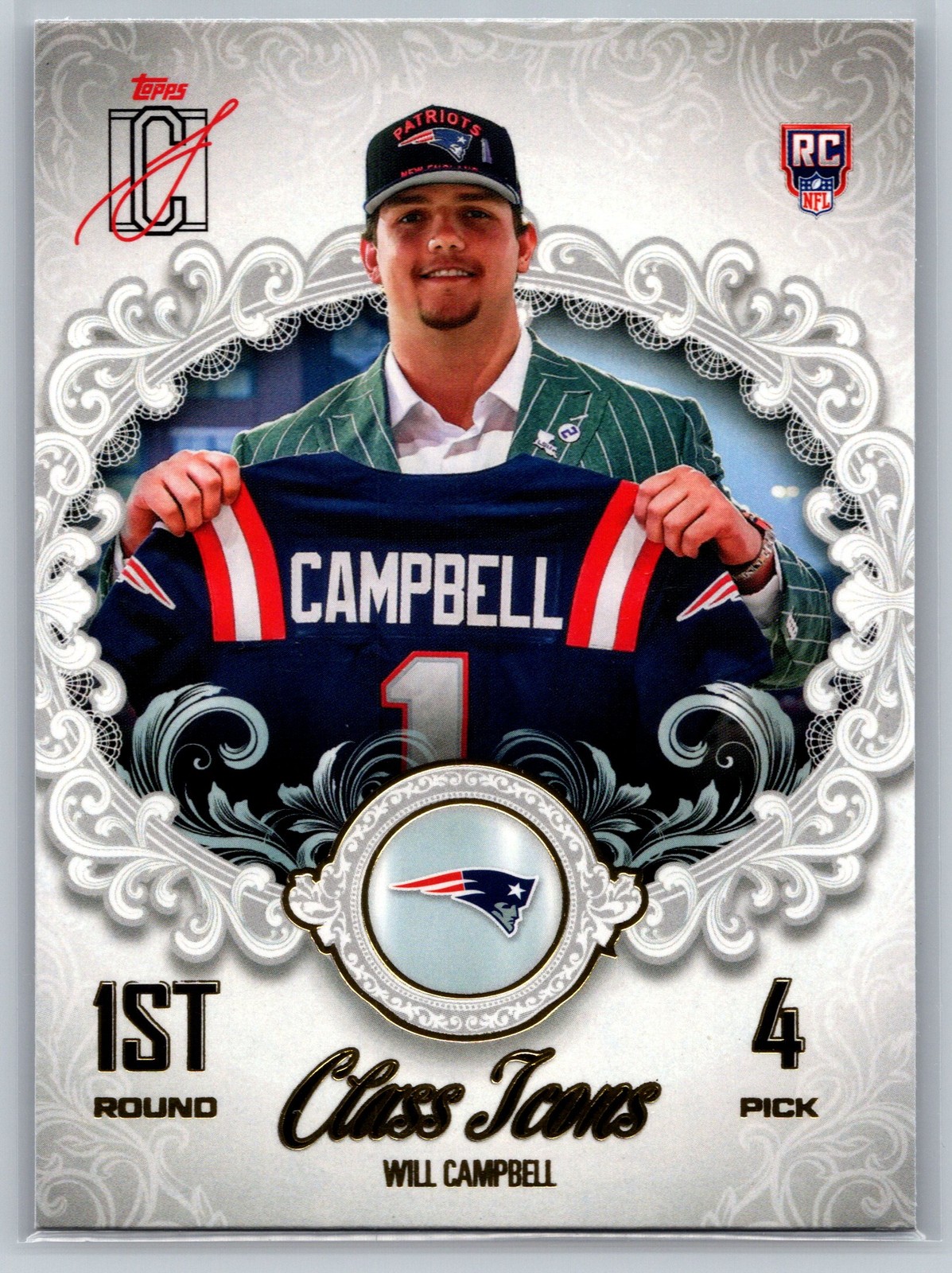 2025 Topps Signature Class #CI-17 Will Campbell Class Icons