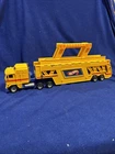 Vintage 1986 Hot Wheels Semi Truck Trailer Transporter Car Hauler Carrying Case