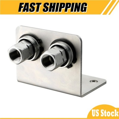 Hydraulic Quick Release Coupling Double Bracket Female 1/2'' Body x 1/2'' NPT