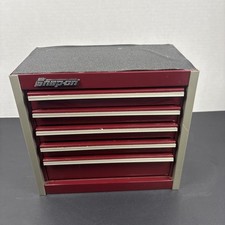 Snap-on Tools Deep Cranberry Desktop Five-drawer Micro Roll Cab Kmc922apl