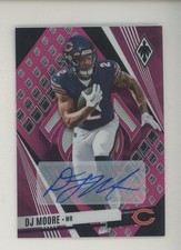 2023 Panini Phoenix Pink #63 DJ Moore Bears AUTO 8/25