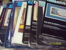 STAMPED C/S, CREWEL, STITCHERY KIT- ASSORTED BRANDS -MIX THEME'S - U-PICK 1