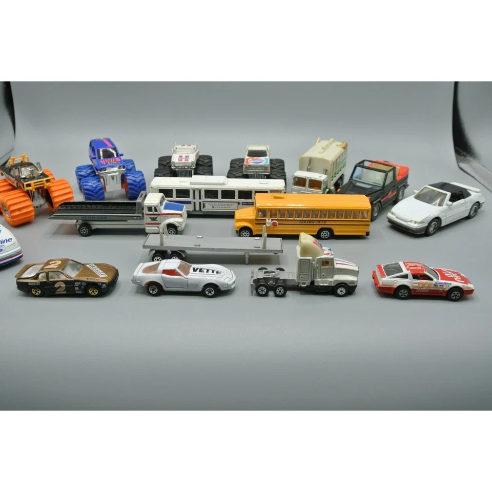 Road Champs Diecast Lot of 16 Dodge Super Bee Cars Buses Monster Trucks & More - Image 3 of 4