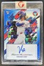 2025 Topps Pristine Kevin Alcantara Auto RC Blue Refractor Rookie #/75 Cubs