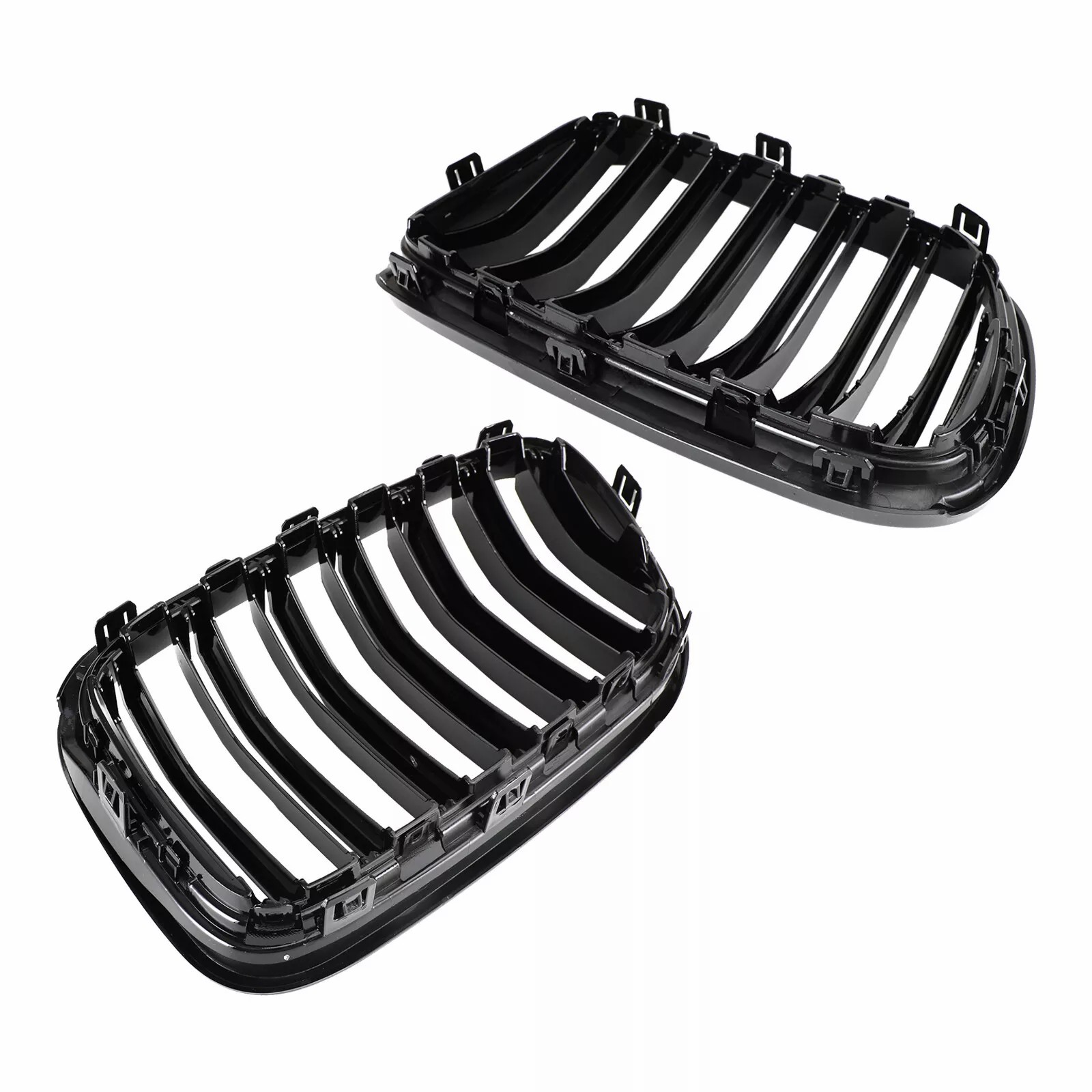 For BMW F25 X3 2011-2014 Pre-LCI Front Bumper Kidney Grille Grill Double Slats