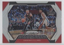 2019-20 Panini Prizm Widescreen Silver Prizm Damian Lillard #6 uk2