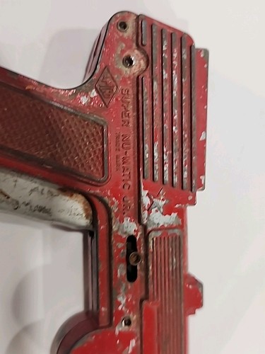 Super NU-MATIC JR LMCO Red Metal Cap Gun Antique/Vintage - Picture 4 of 7