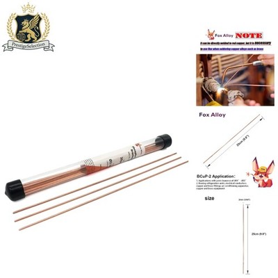 Professional Grade 20PCS Copper Brazing Rods 2mm for Air Conditioning Repair