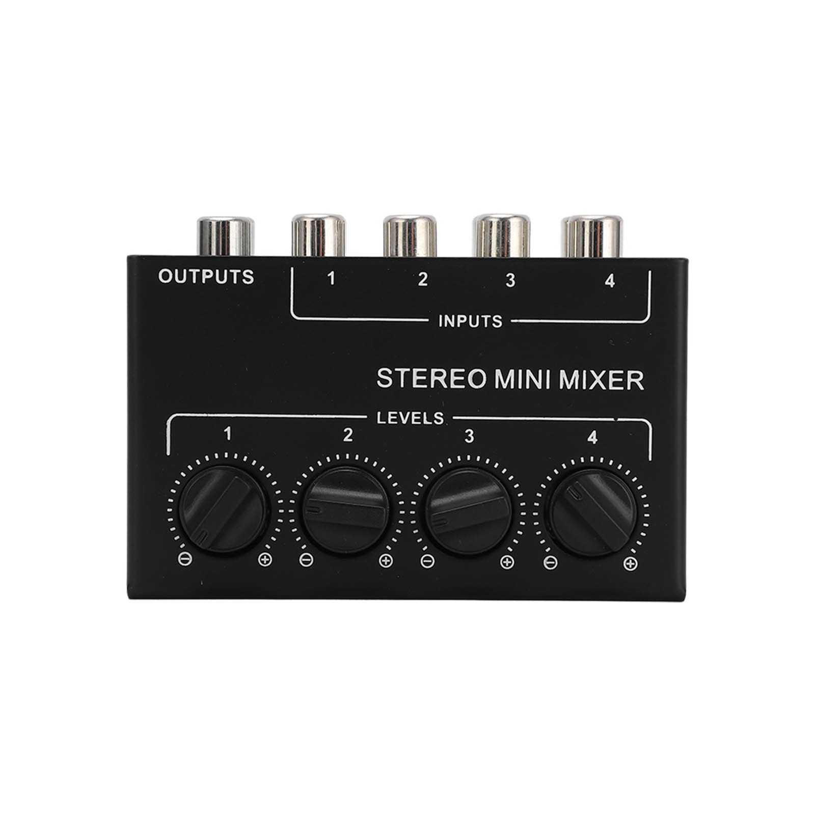 Stereo Mixer Passive 4 Channel Audio Line Mini Portable For Computer Phone T
