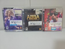 Playstation 3 Game Bundle Of 3 Game. Singstar, ABBA, Singstar Vol.2 Karaoke 
