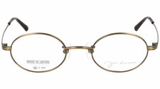 John Lennon Oval Eyeglasses Frame JL1122 c.3 Antique Gold 46 21-141 Japan FS