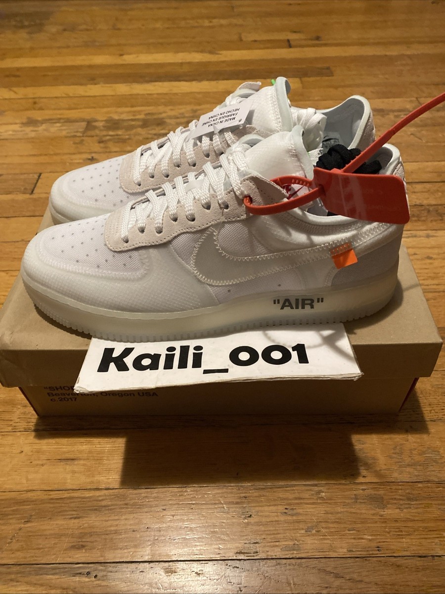 The 10: Nike Air Force 1 Low Size 11.5 AO4606-100 OFF WHITE THE