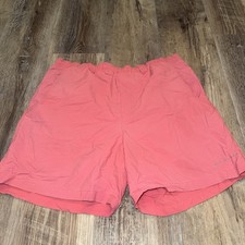 Men's Columbia PFG Rambler Water Shorts Size Small Pink Swim Trunks Fishing 55