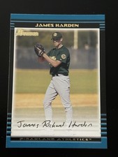 Bowman 2002 Rich Harden Rookie Base Set #173 Oakland Athletics Baseball Card. rookie card picture