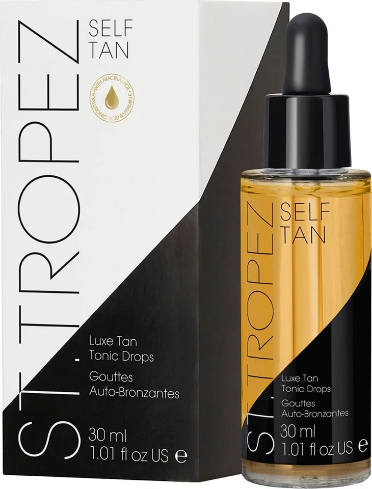 ST. TROPEZ St.Tropez Tan Luxe Tonic Glow Drops, 5-in-1 Face Self Tanning Drops